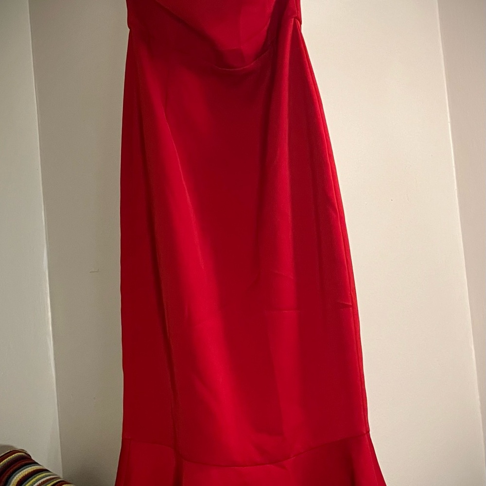 BB Dakota Strapless Red Dress